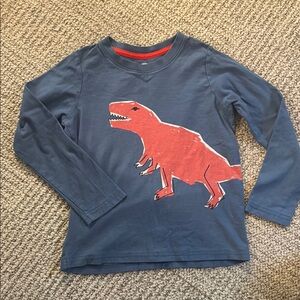 Tea Collection Blue Dinosaur Kids Shirt